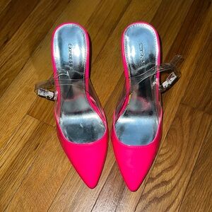 Hot pink express heels